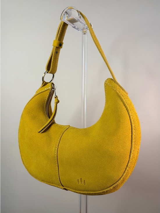 Portland Leather Nora Classic Shoulder Bag Hello Yellow NWOT - Picture 16 of 17